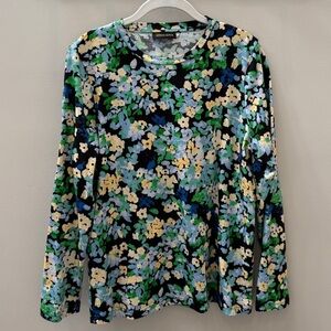 STINE GOYA Roxanne Floral Long-Sleeve Tee NWOT